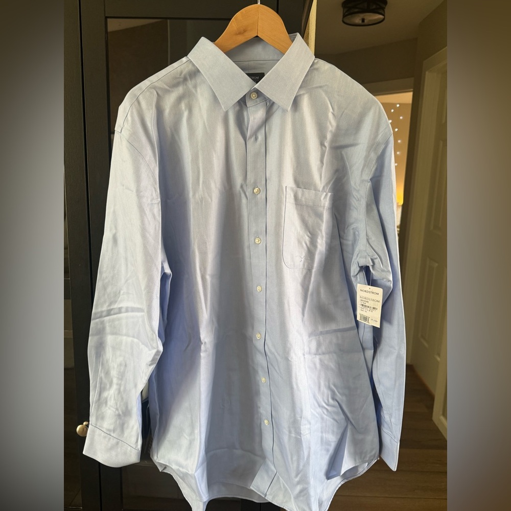 Nordstrom Smartcare Men's Dress Shirt (17.5 X 34-35)